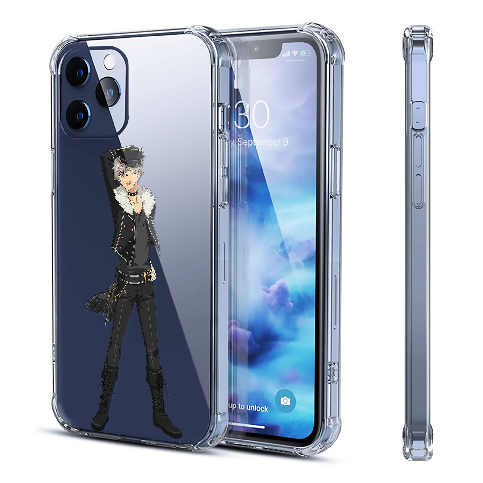 （画像用） あんさんぶるスターズ! Ensemble Stars 【iPhone 12シリーズ対応】透明スマホケース（クリアソフトケース）